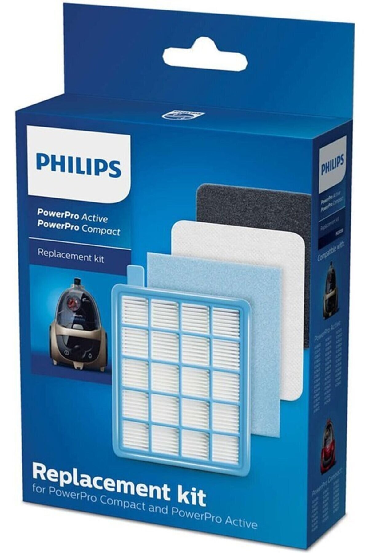 POPULER Philips FC 8639 Uyumlu  PowerPro Active Hepa Filtre Seti