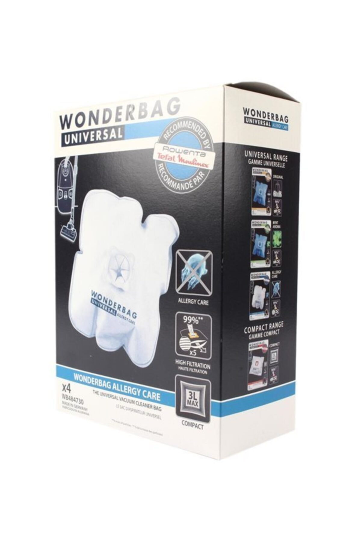 POPULER Rowenta RS771 Wonderbag Universal Allergy Care Uyumlu  Toz Torbası