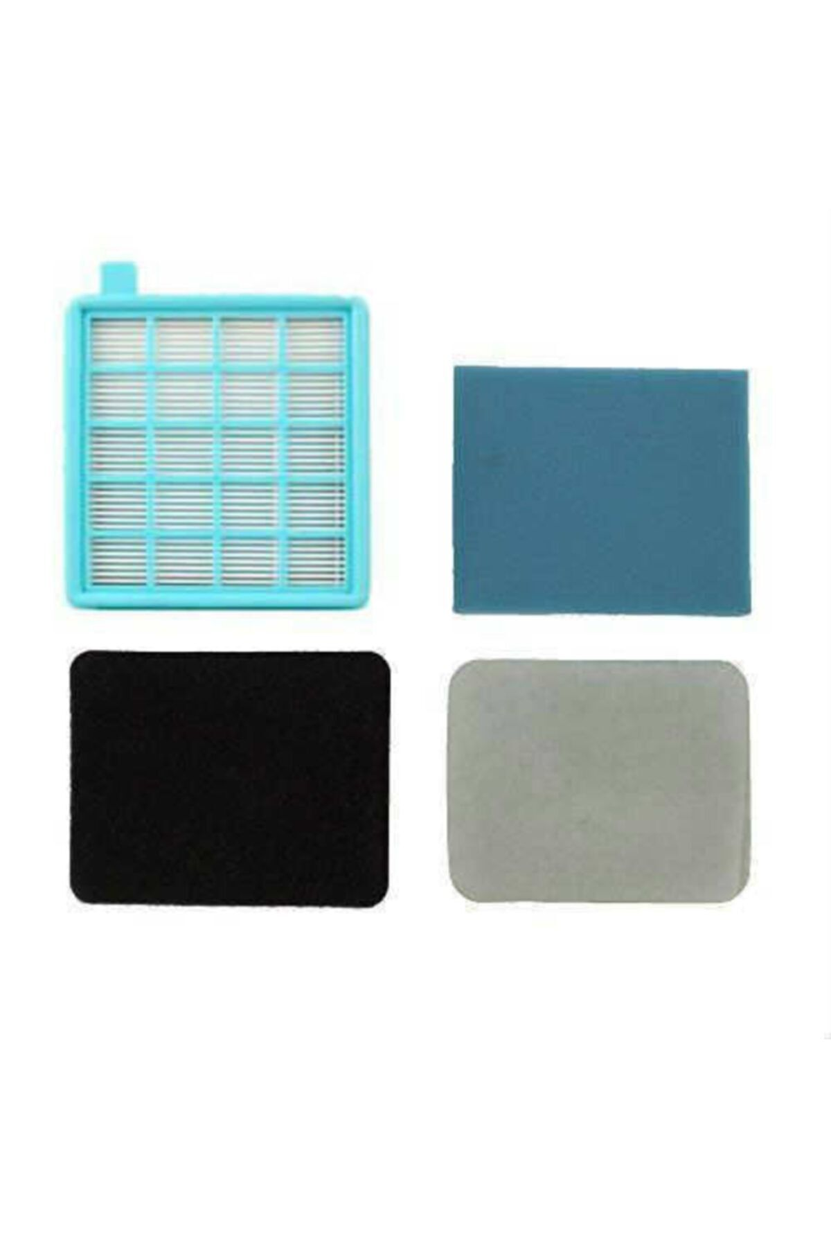POPULER Philips PowerPro Active FC9520/09 9521/09 Uyumlu  Hepa Filtre Seti 2 Kutu