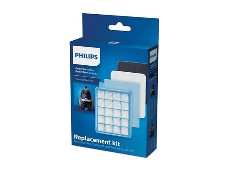 POPULER Philips FC 8475/01 Powerpro Compact Uyumlu  Hepa Filtre Seti