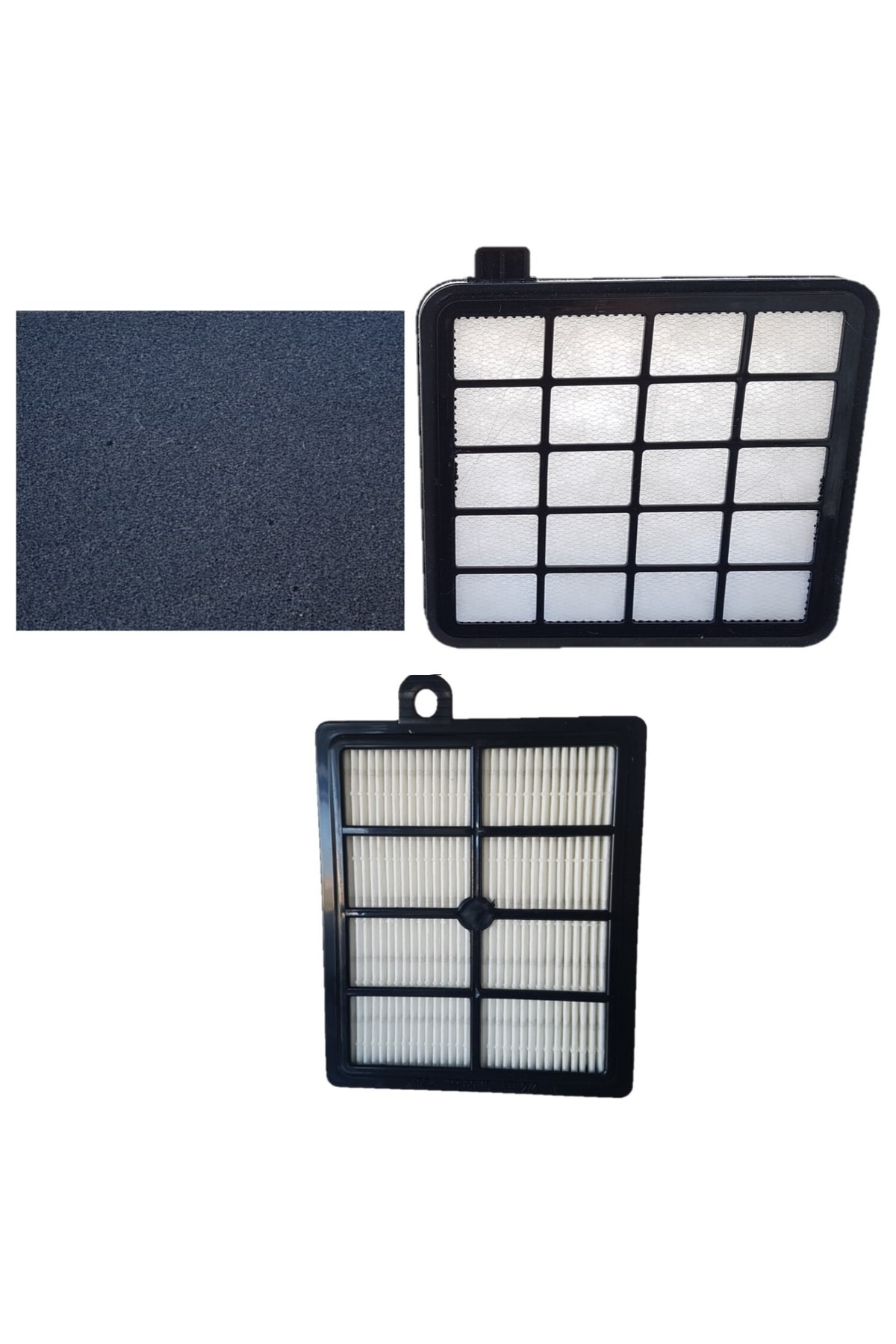 POPULER Samsung Vc07t357mhr SüpürgeUyumlu   Ön Filtre & Sünger + Hepa 13 Filtre Seti Süpürge Aksesuarı