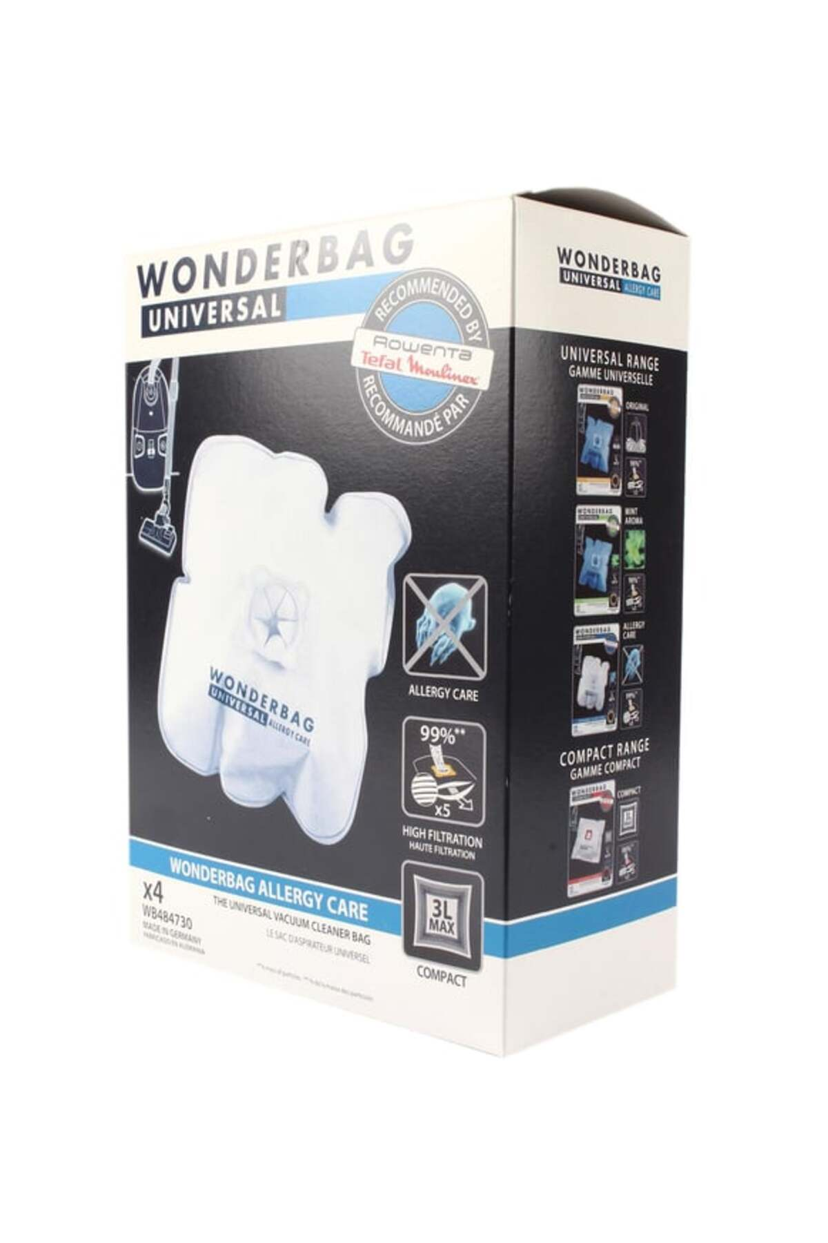POPULER Rowenta RO5925 Wonderbag Universal Uyumlu  Allergy Care Toz Torbası
