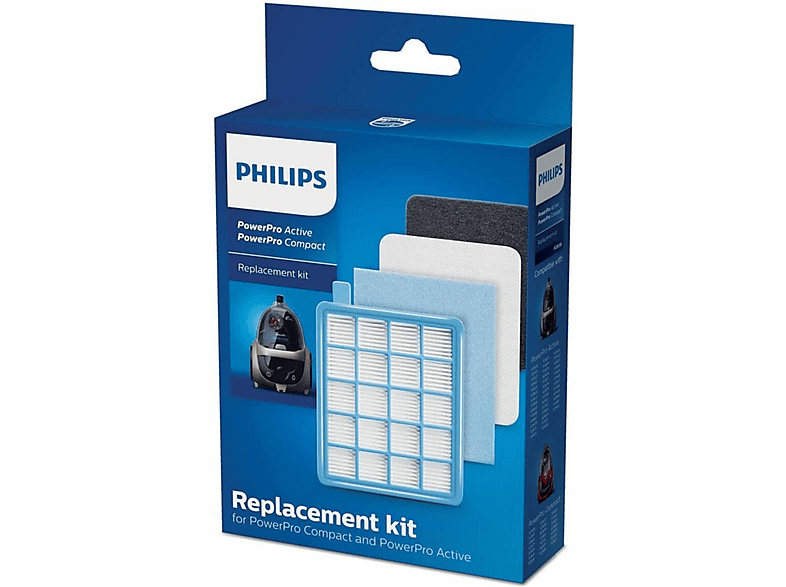 POPULER Philips FC9323/09 PowerPro Uyumlu  Compact Hepa Filtre Seti