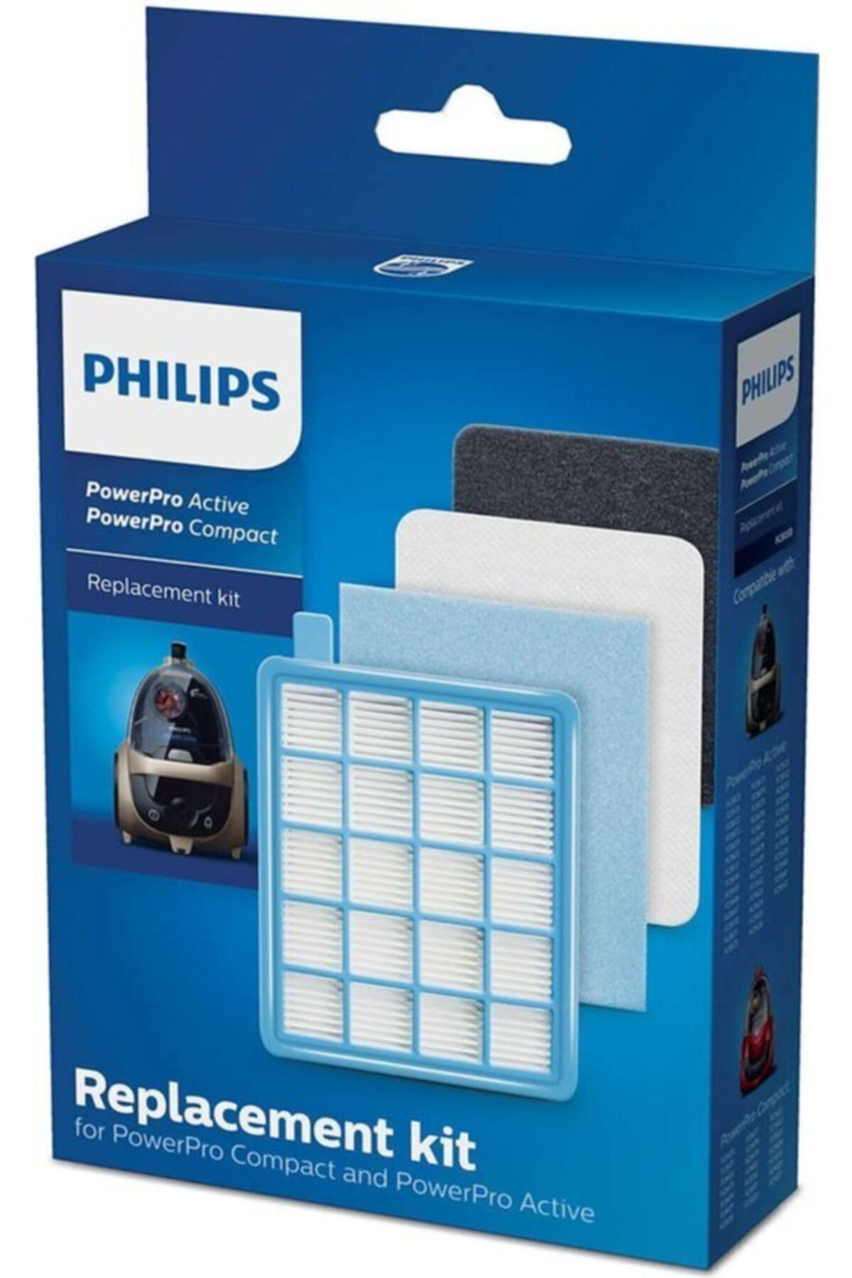 POPULER Philips PowerPro Compact FC9323/07 Uyumlu  Hepa Filitre Seti