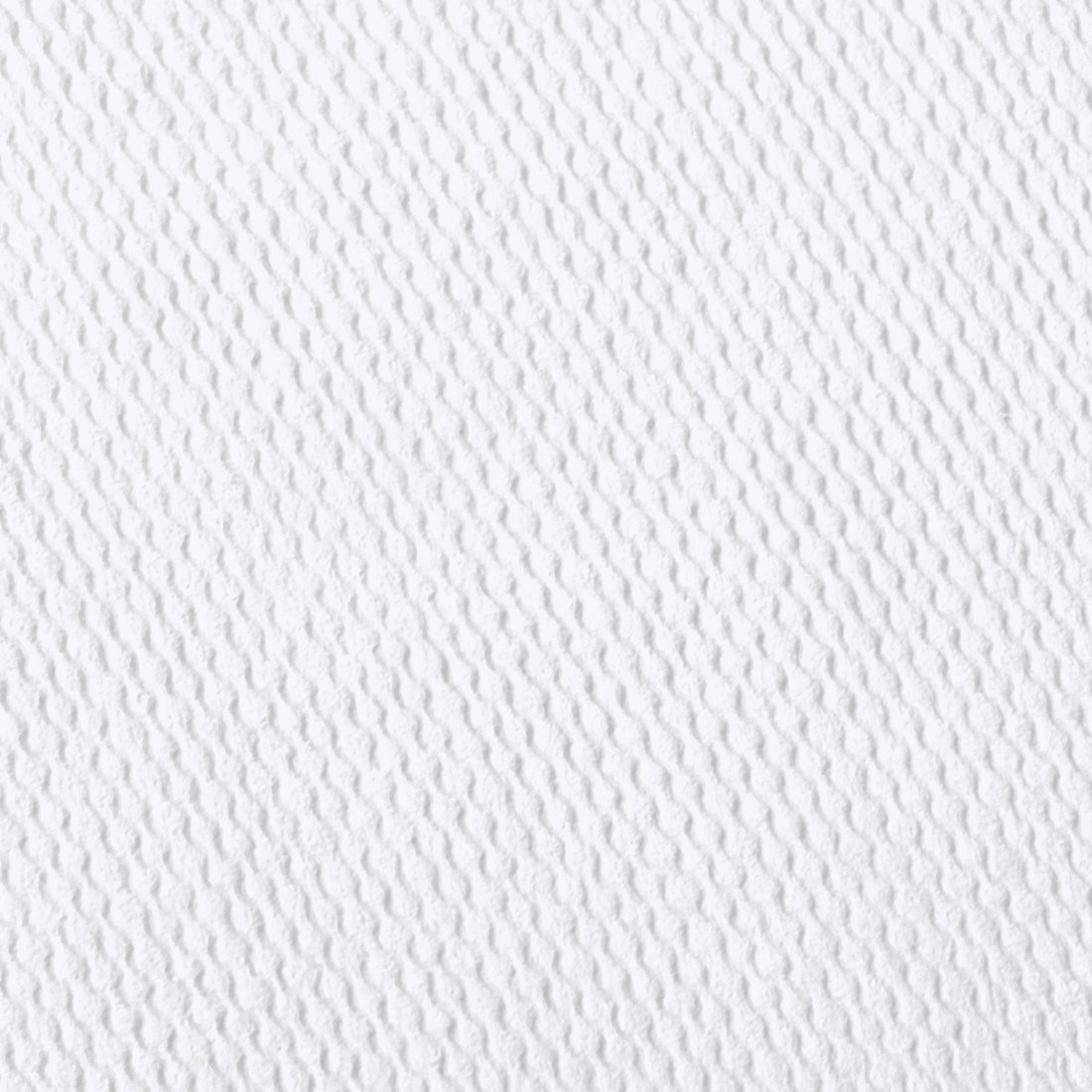 Biała, teksturowana powierzchnia z powtarzającym się prążkowanym wzorem.