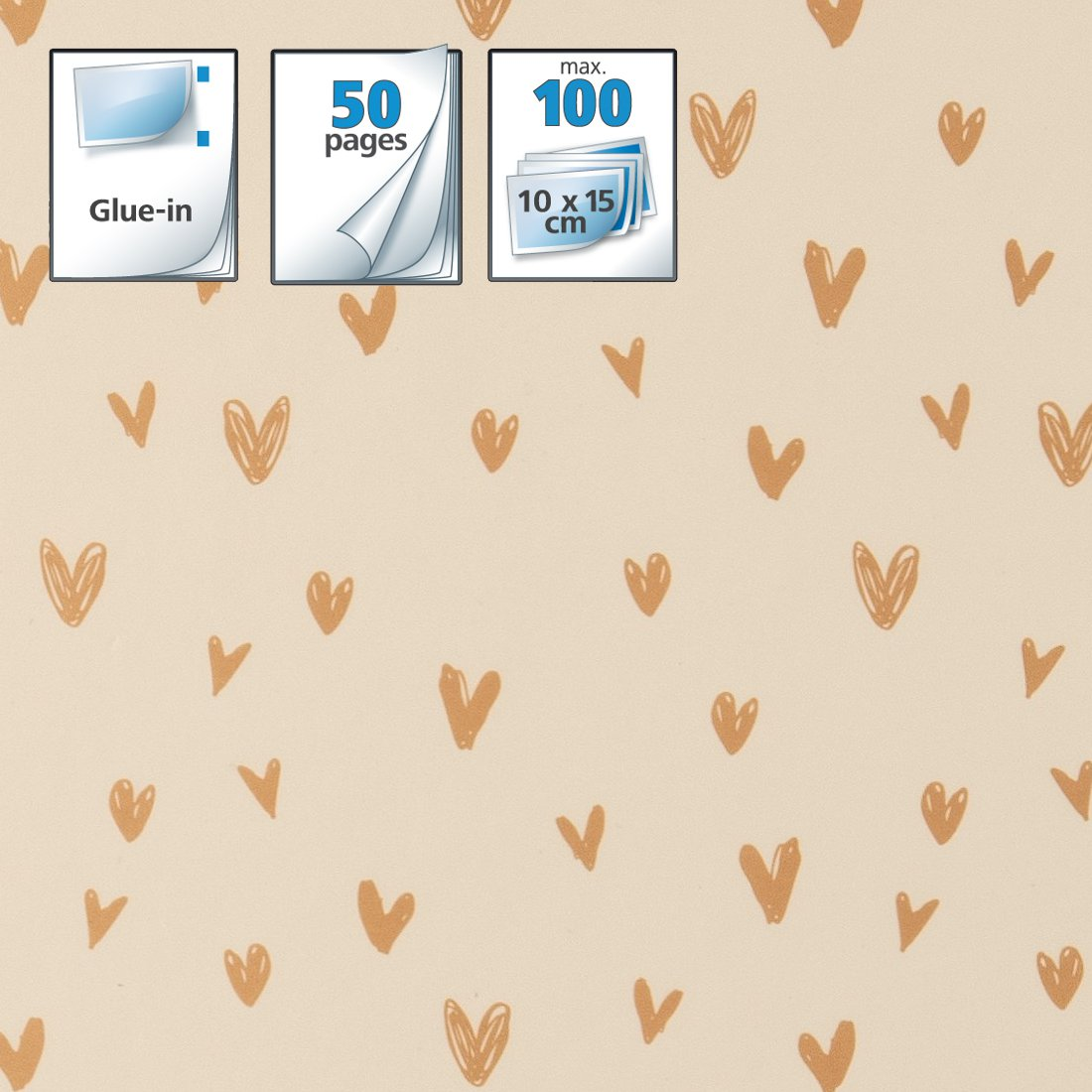 Obrazy produktu: Wklejane, 50 stron, 100 kartek, 10x15 cm.