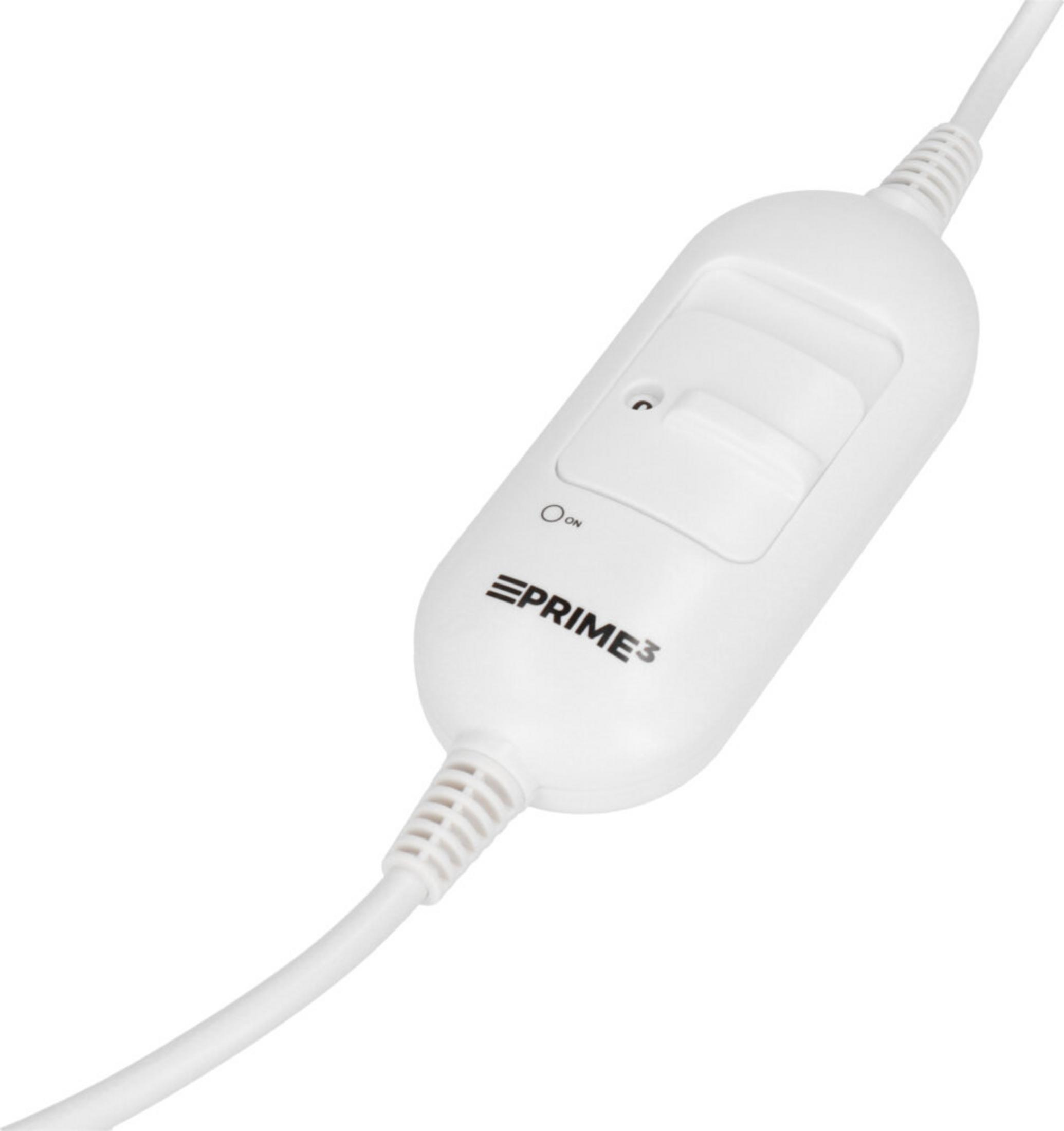 Un controller bianco con logo 'Eprime3' e interruttore scorrevole.
