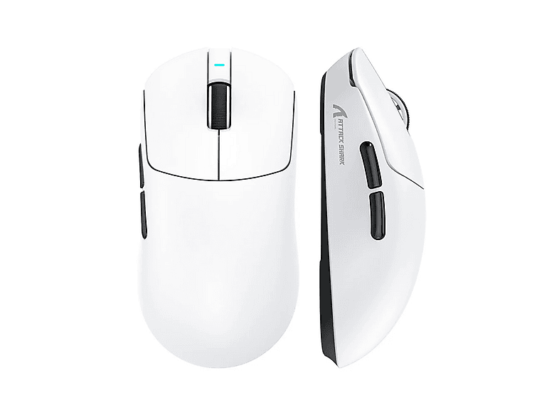 ATTACK SHARK X8 Ultra Tri-mode Wireless Gaming Mouse Beyaz