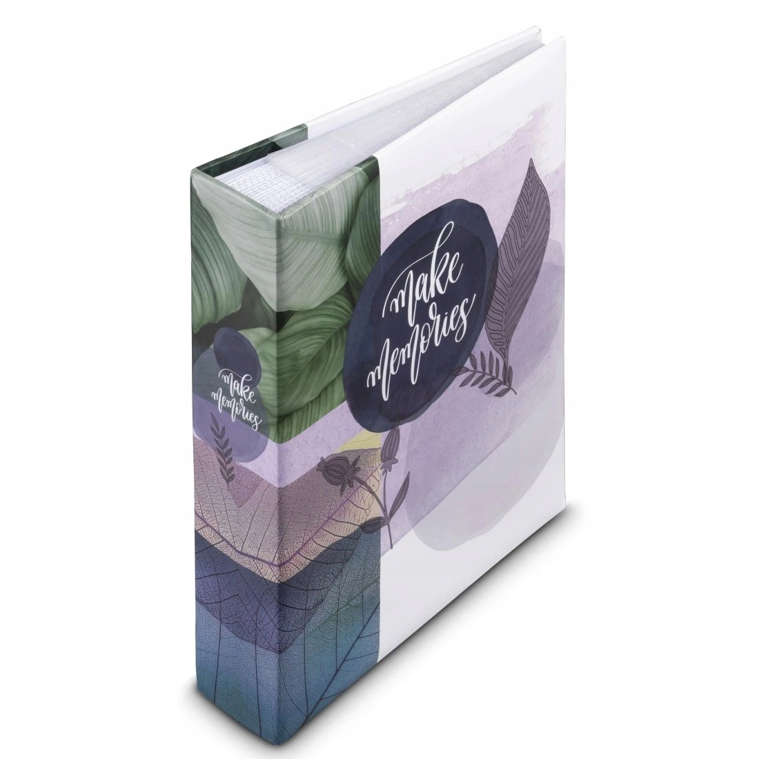 Album na zdjęcia z motywami liści i napisem "Make Memories".