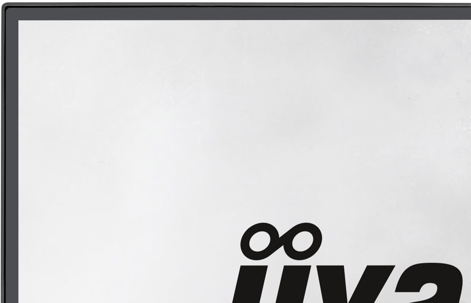Symbole infini noir au-dessus du mot "iiva" sur fond blanc.