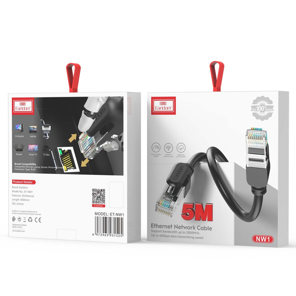 EARLDOM NW1 Cat6 Ethernet kablosu