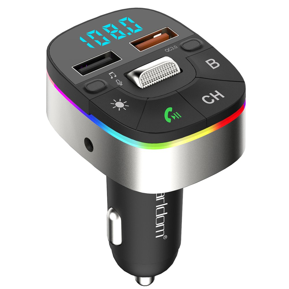 EARLDOM Earldom M74 Bluetooth USB3.0 Dijital FM Transmitter - Siyah Transmitter Siyah