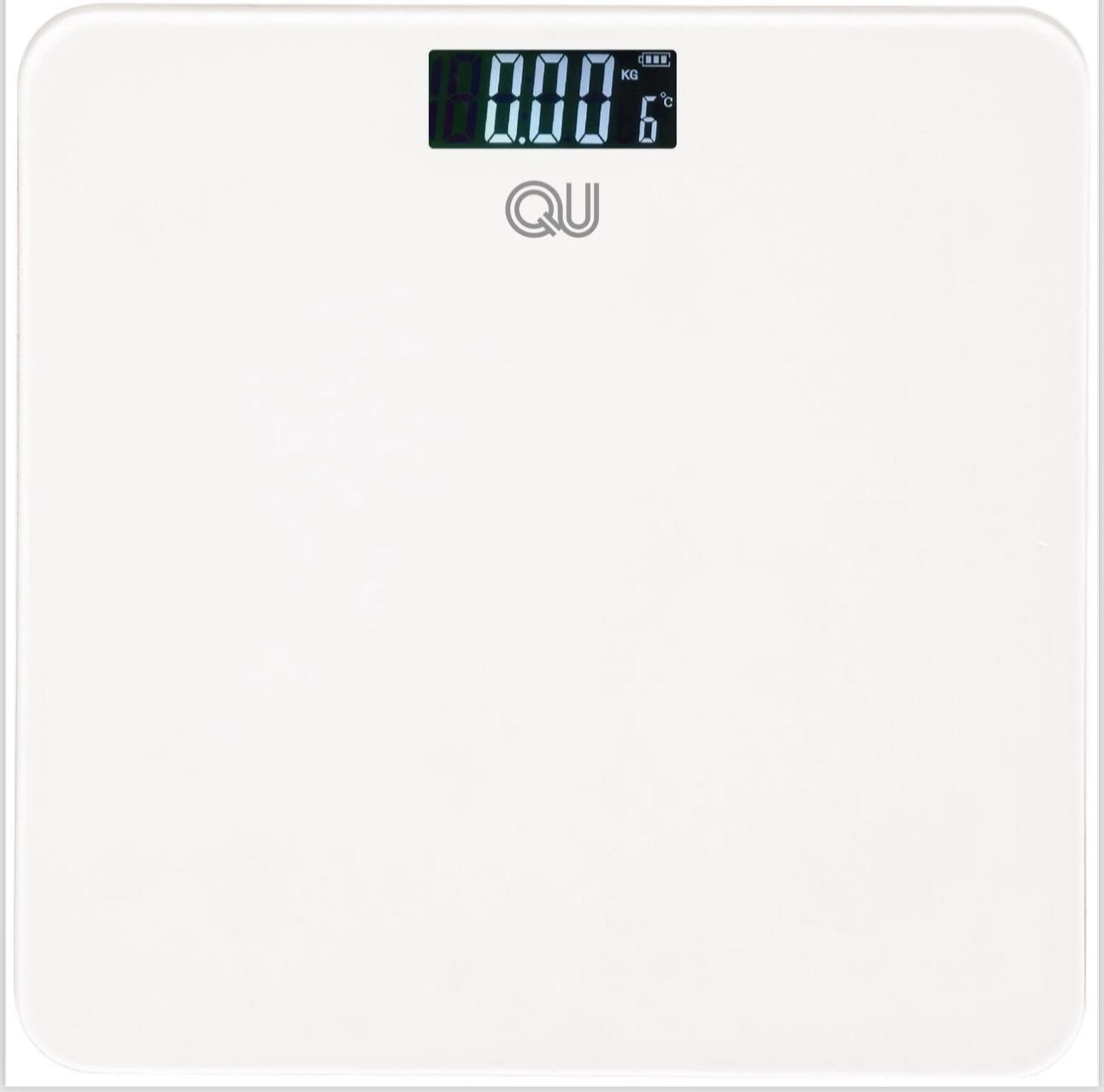 0.00 KG ve sıcaklık gösteren beyaz dijital tartı.