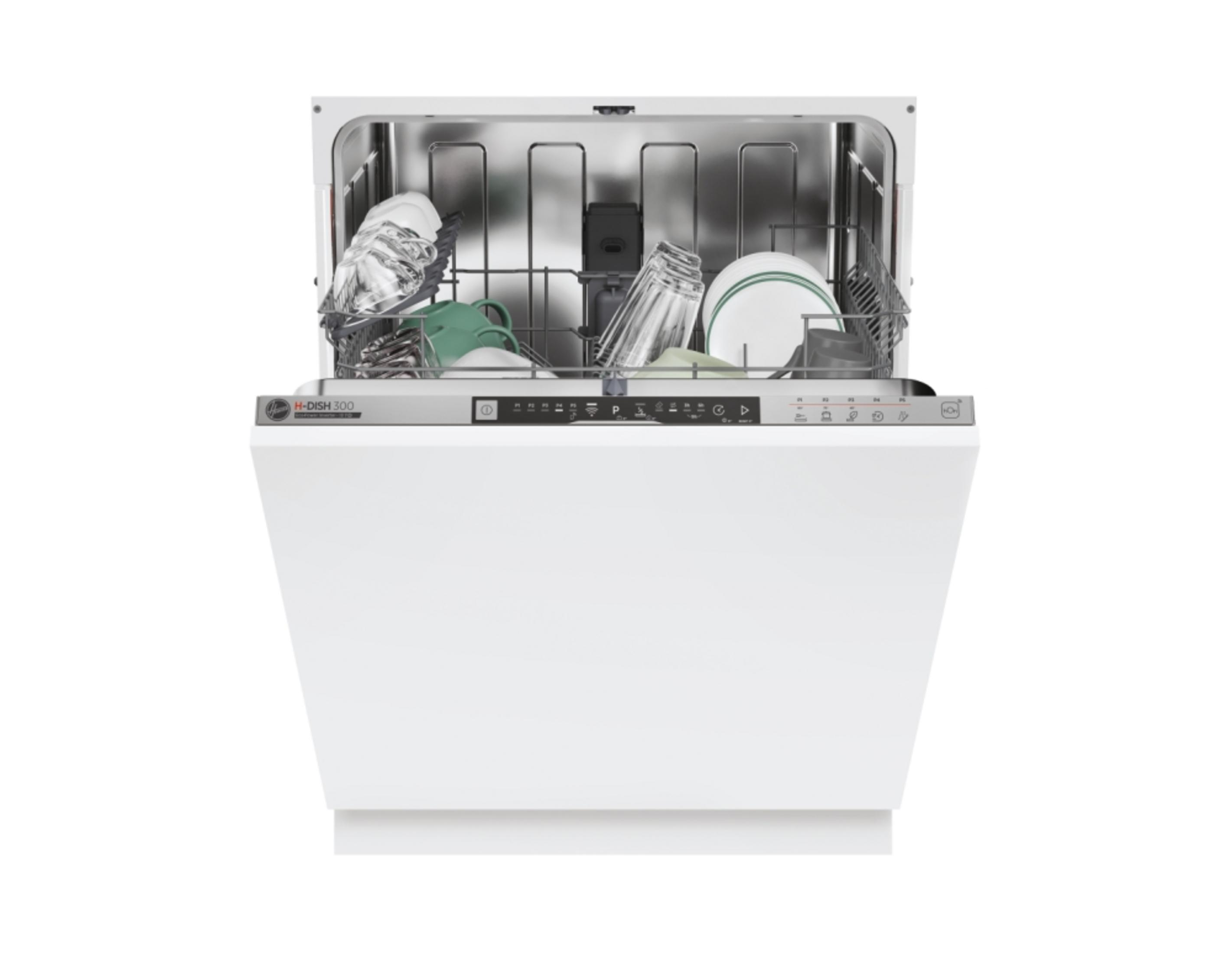 HOOVER HI 3E7L0S-17 Tam Entegre E Enerji Sınıfı 5 Programlı Ankastre Bulaşık Makinesi Beyaz