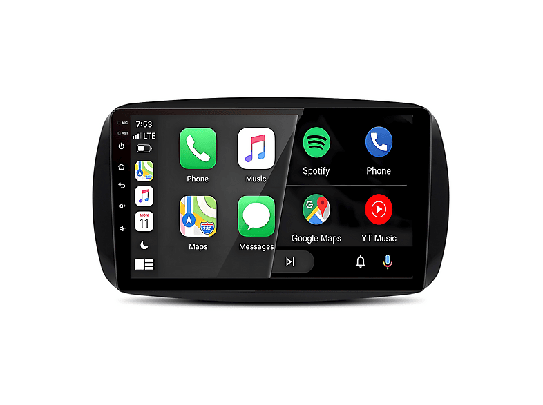 SMORGR Benz Smart Fortwo 453 2014-2022 64GB CARPLAY Autoradio, FM ...