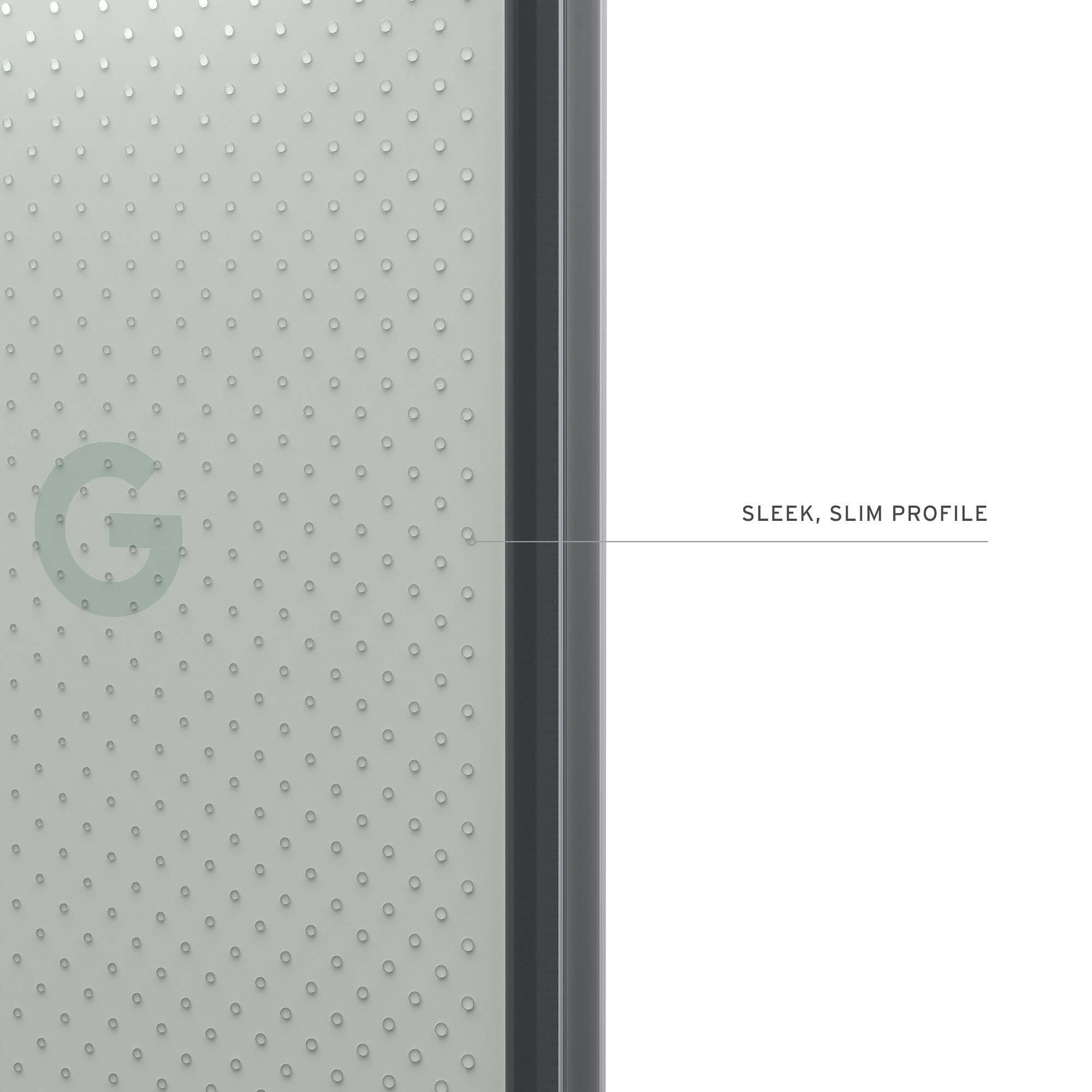 Grauer Hintergrund mit Google G Logo und Textur. Sleek, slim profile.