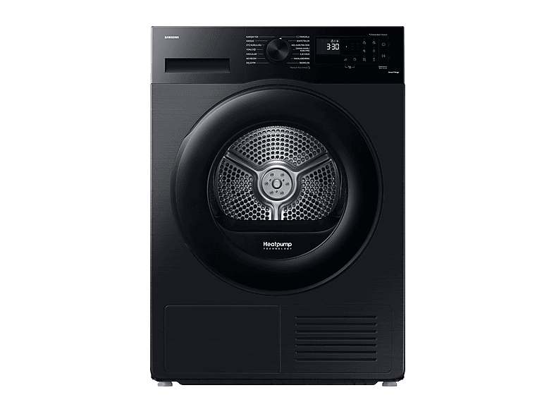 SAMSUNG DV90CGC0A0ABAH E Enerji Sınıfı 9 kg Isı Pompalı Kurutma Makinesi Siyah