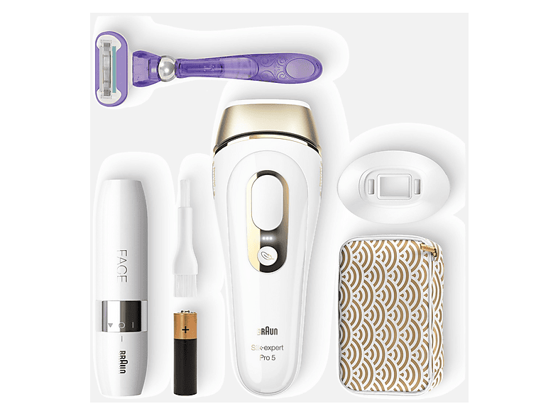 BRAUN BRAUN PL5139 IPL SILK EXPERT PRO 5+FS1000 MINI DU IPL Lazer Epilasyon Aleti Beyaz/Bronz