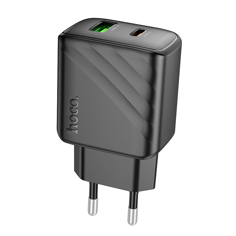 HOCO CS23A Sunlight 30W PD Hızlı Şarj Adaptörü Siyah