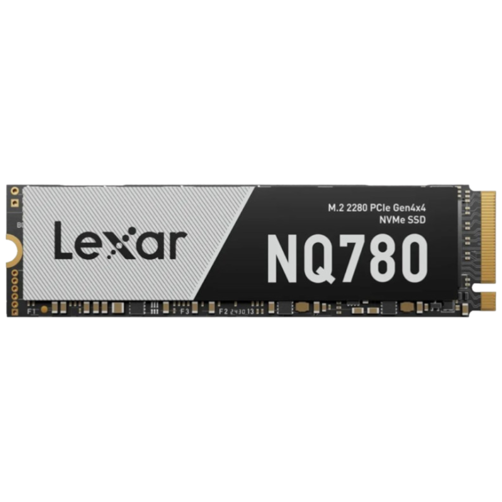 Lexar NQ780 SSD NVMe, M.2 2280 PCIe Gen4x4. Srebrno-czarny design.