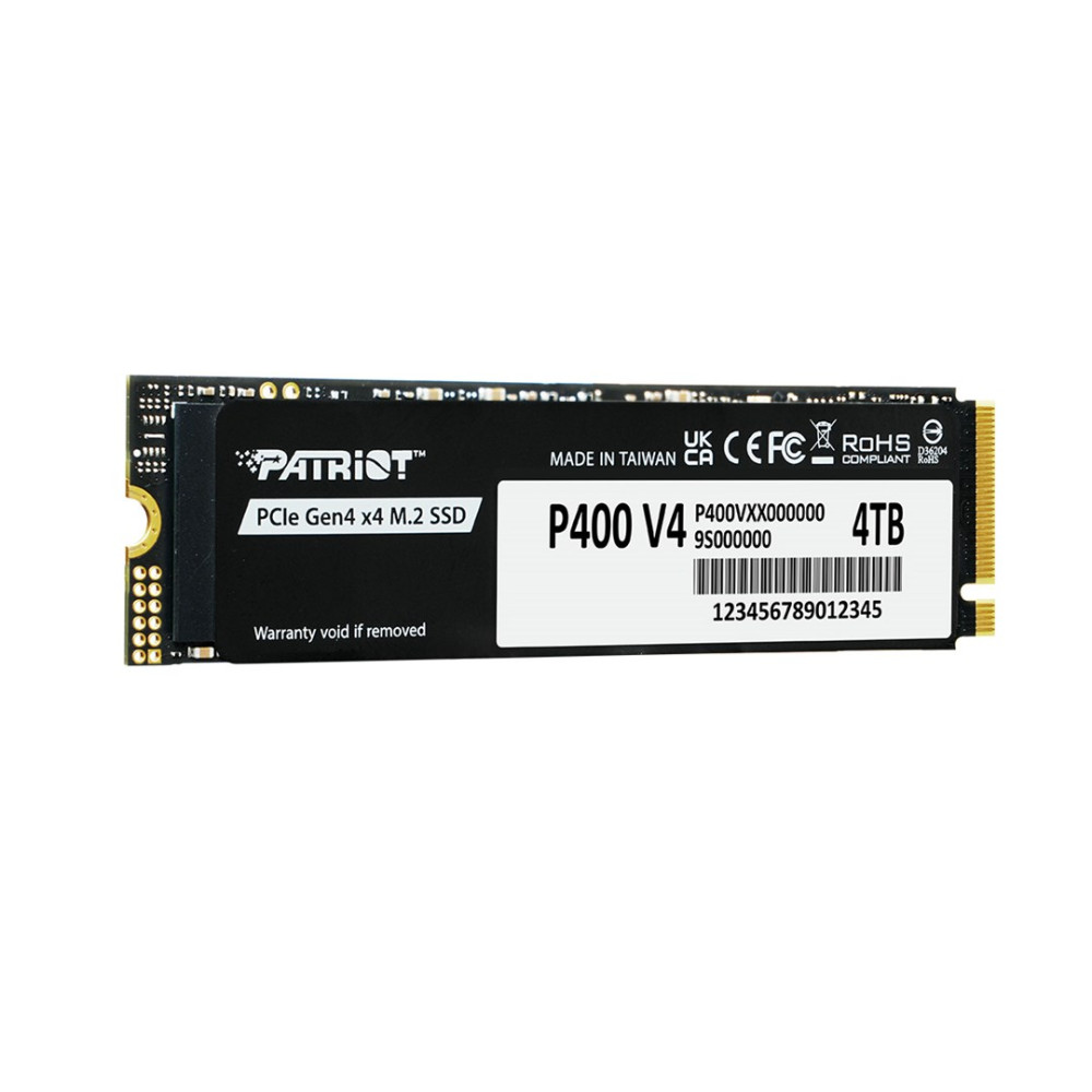 Dysk M.2 Patriot P400 V4 4TB z PCIe Gen4 x4.