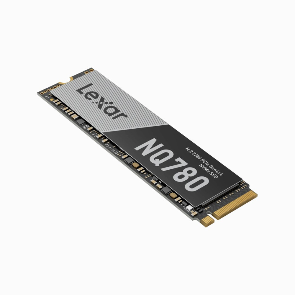 Lexar NQ780 NVMe SSD, M.2 2280 PCIe Gen4x4. Szaro-czarny design.