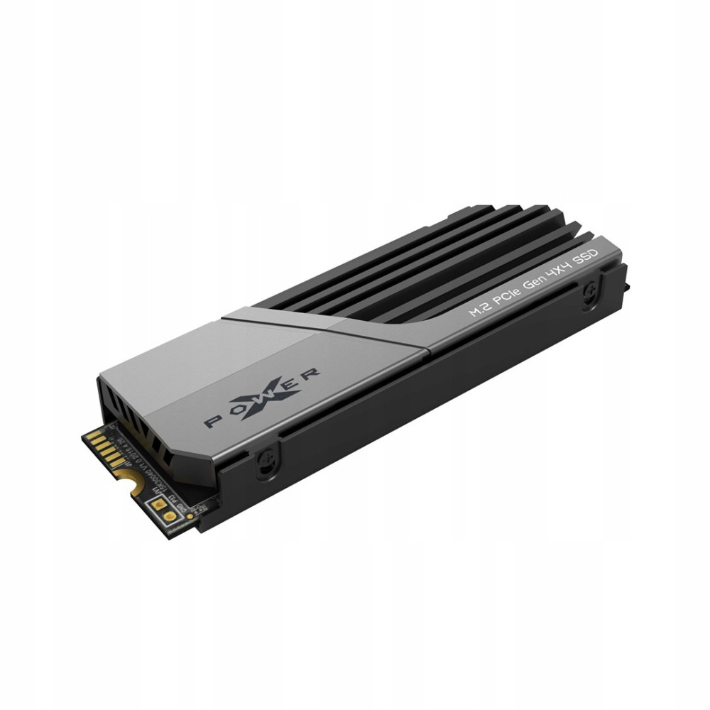 Dysk SSD M.2 PCIe Gen 4x4 z radiatorem i logo POWER.