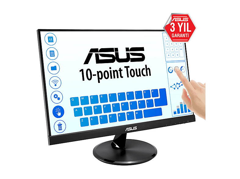 ASUS デスクトップPC 21.5インチ ASUS 21,5 1920X1080,5MS,VGA,HDMI,10 PO NT IPS TOUCH MON 21,5 inç