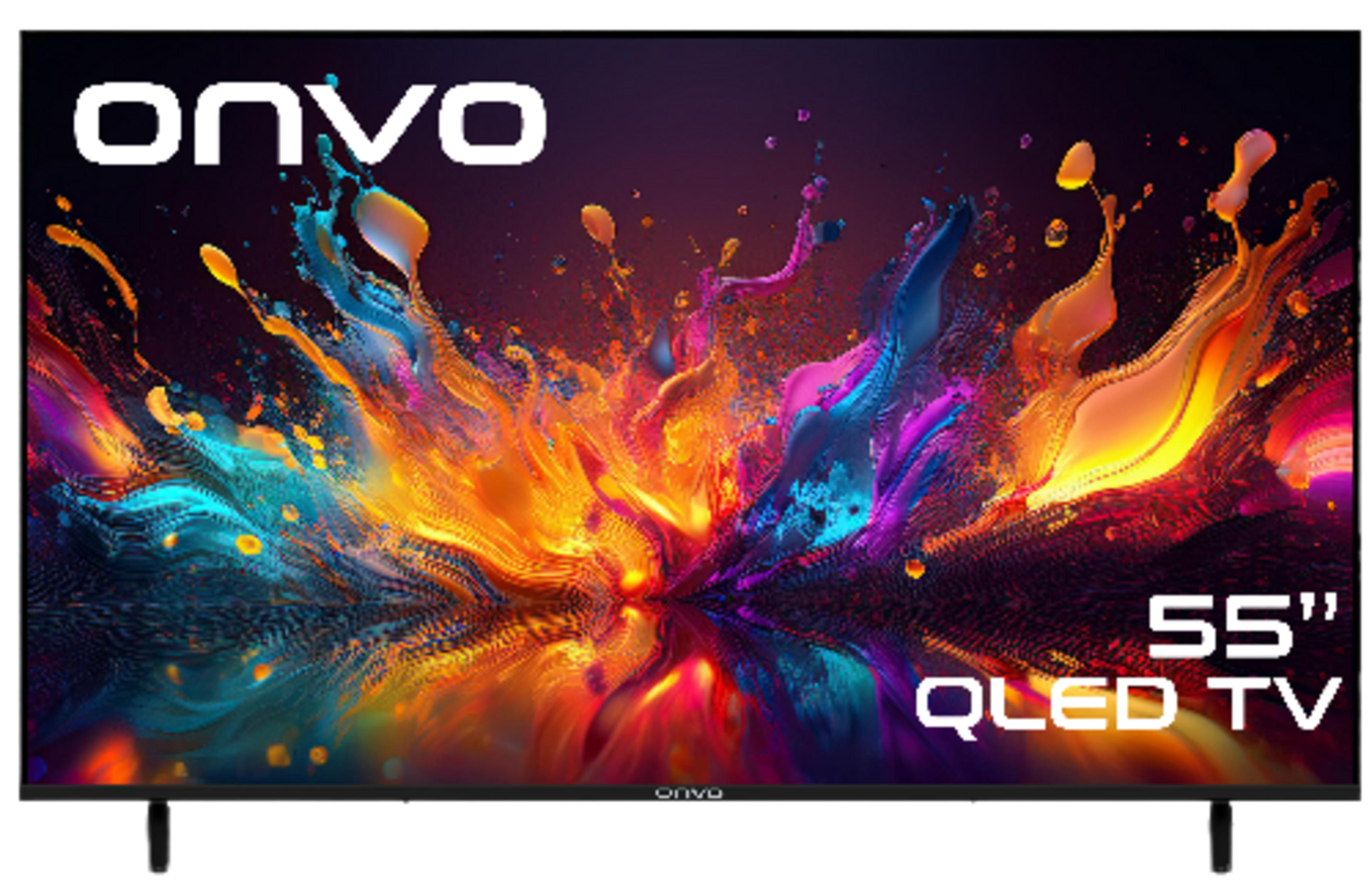 ONVO 55OVF9250UQ Google 55 inç 140 cm Dahili Uydu Alıcılı 4K UHD SMART TV TV