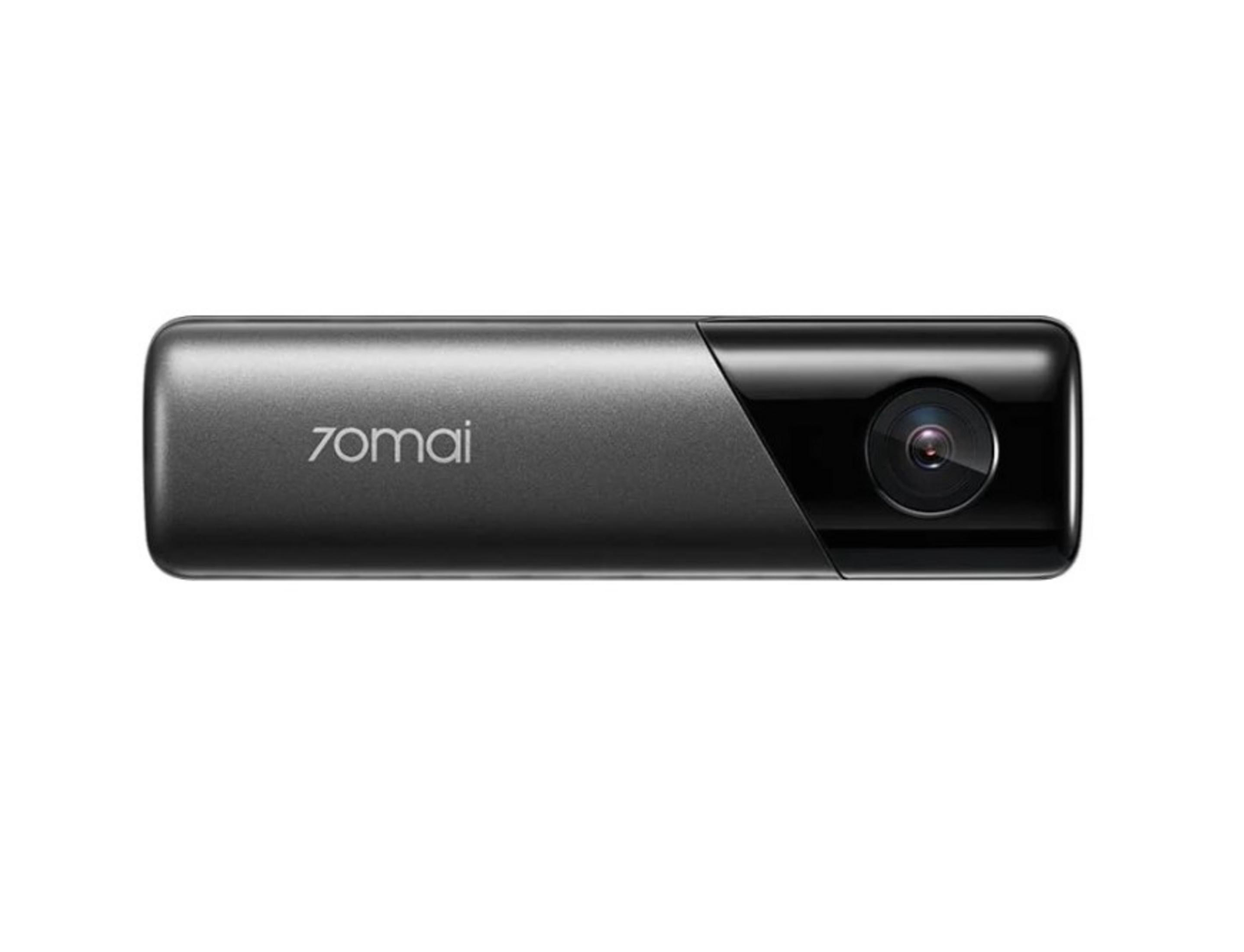 Graue und schwarze Dashcam mit 7omai-Logo und Linse.