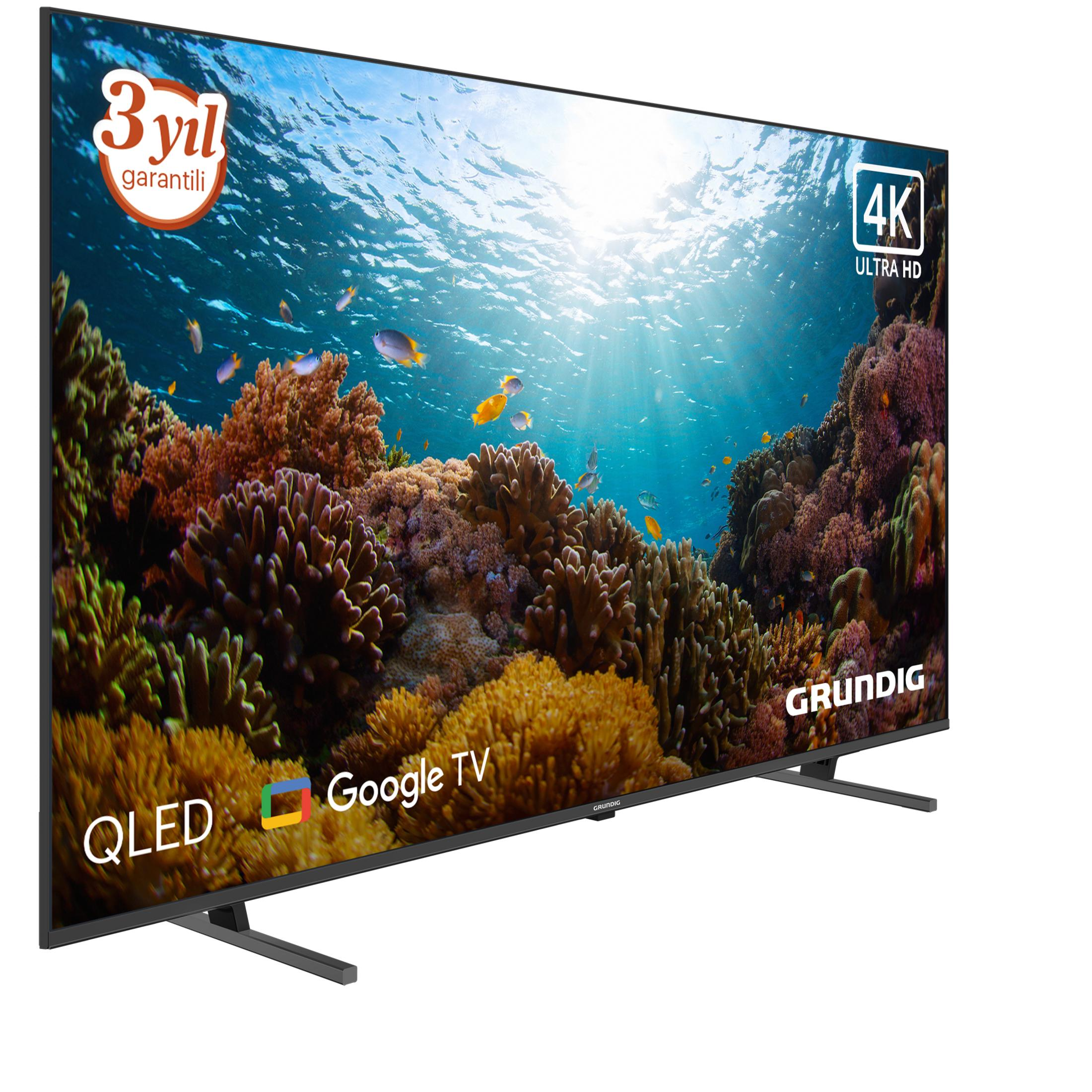 4K Ultra HD QLED Google TV, su altı manzarasıyla. 3 yıl garanti.
