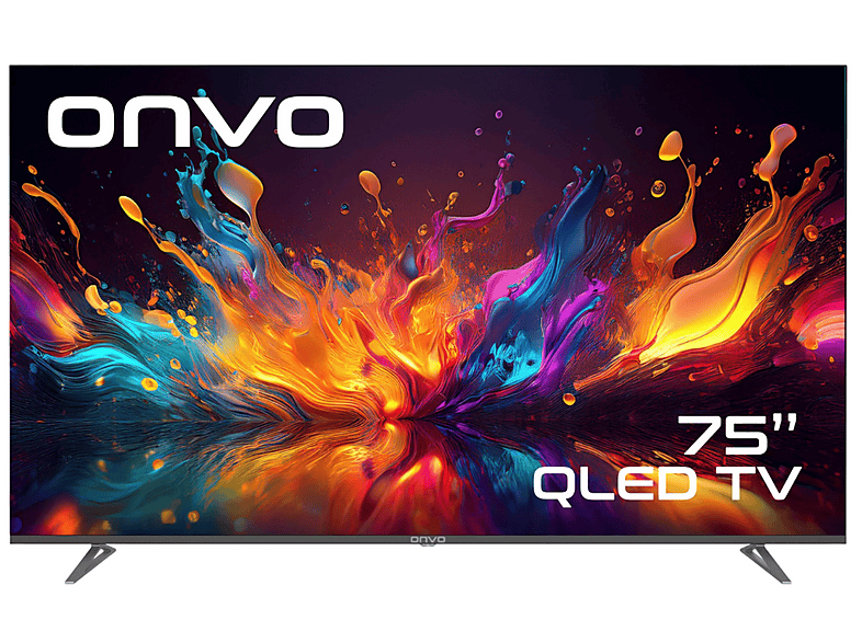 ONVO 75VQ90F3UA Google 75 inç 190 cm Dahili Uydu Alıcılı 4K UHD Smart TV