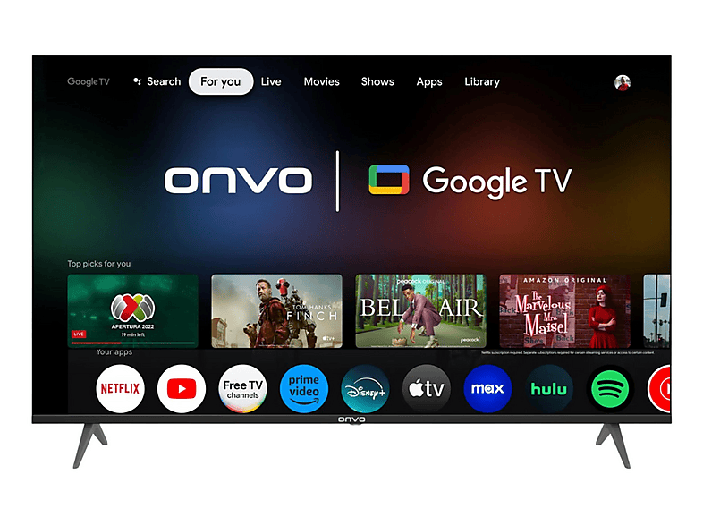 ONVO 65OVF9001UQ ONLINE SS6 65 inç 165 cm Dahili Uydu Alıcılı 4K SMART TV QLED TV