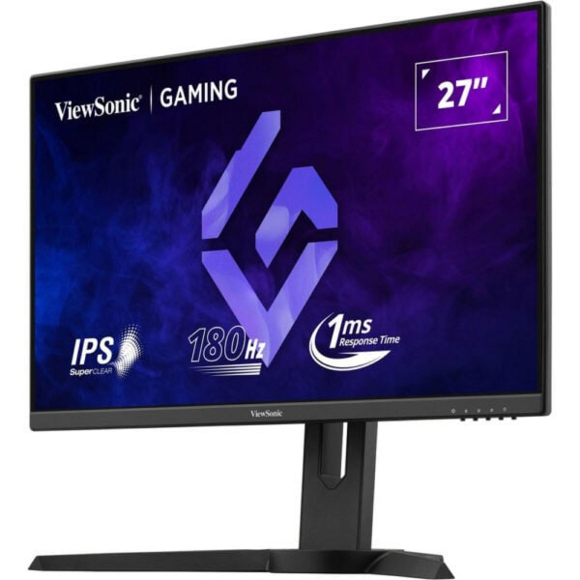 Monitor gaming ViewSonic de 27 pulgadas con 180Hz y 1ms de respuesta.