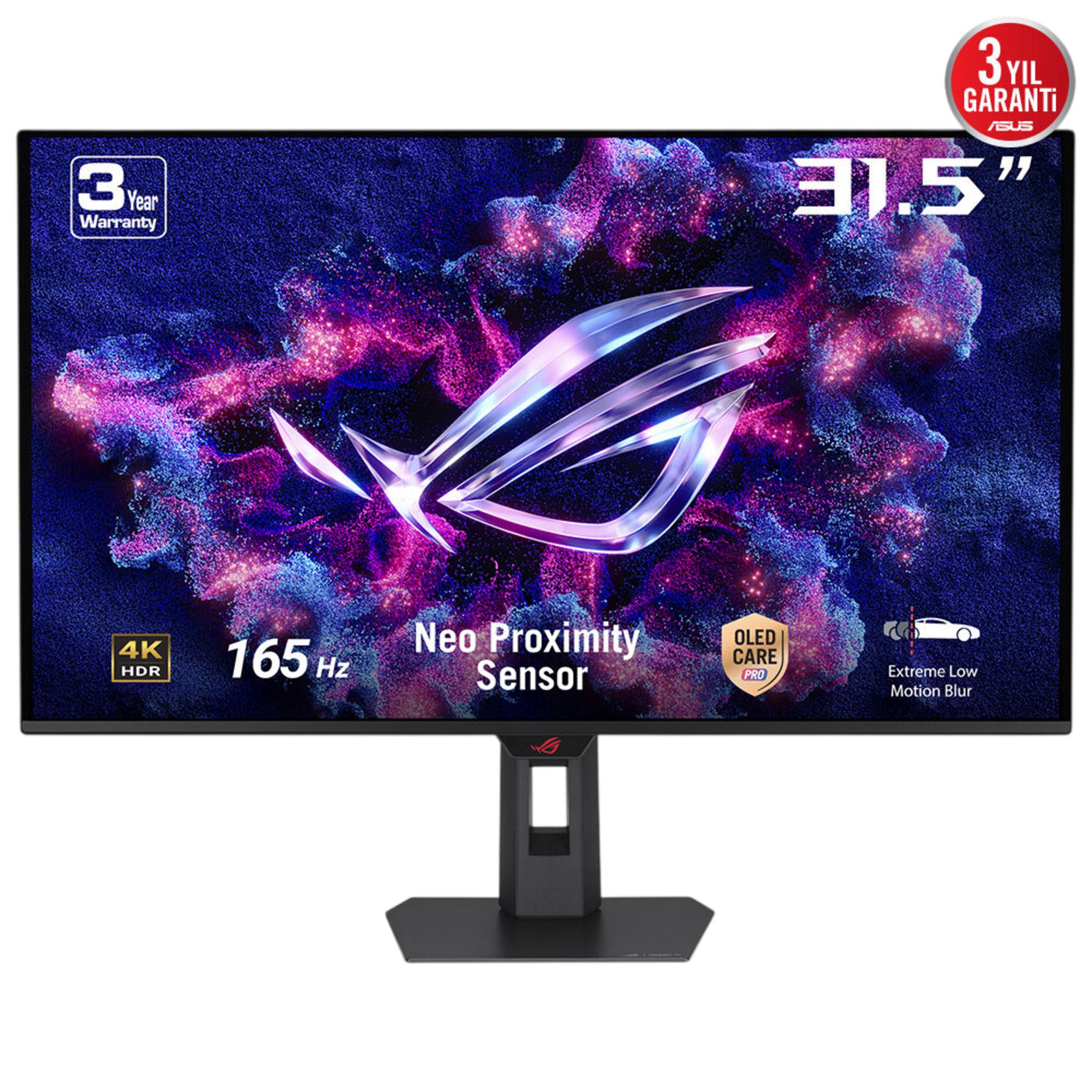 ASUS ROG STRIX XG32UCDS 31.5 QD-OLED 3840X2160 0.03MS 1 31,5 inç 4K UHD 0,03 ms 165 Hz Gaming Monitör Siyah
