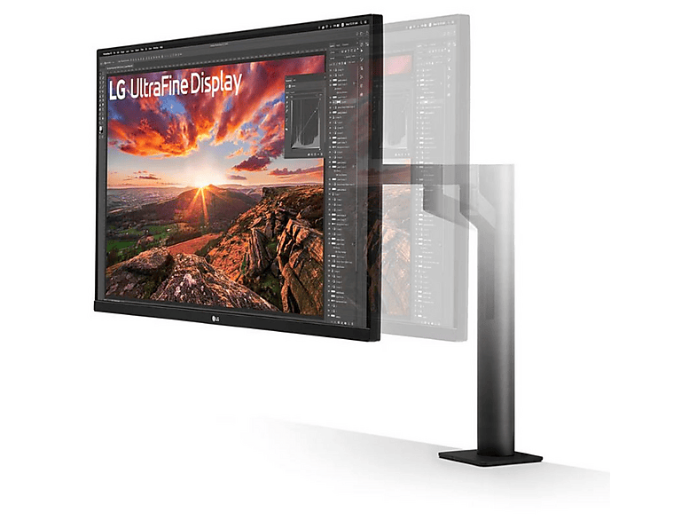 LG UltraFine Display 32UN880K-B IPS Pivot HDR10 Ergonomik 32 inç