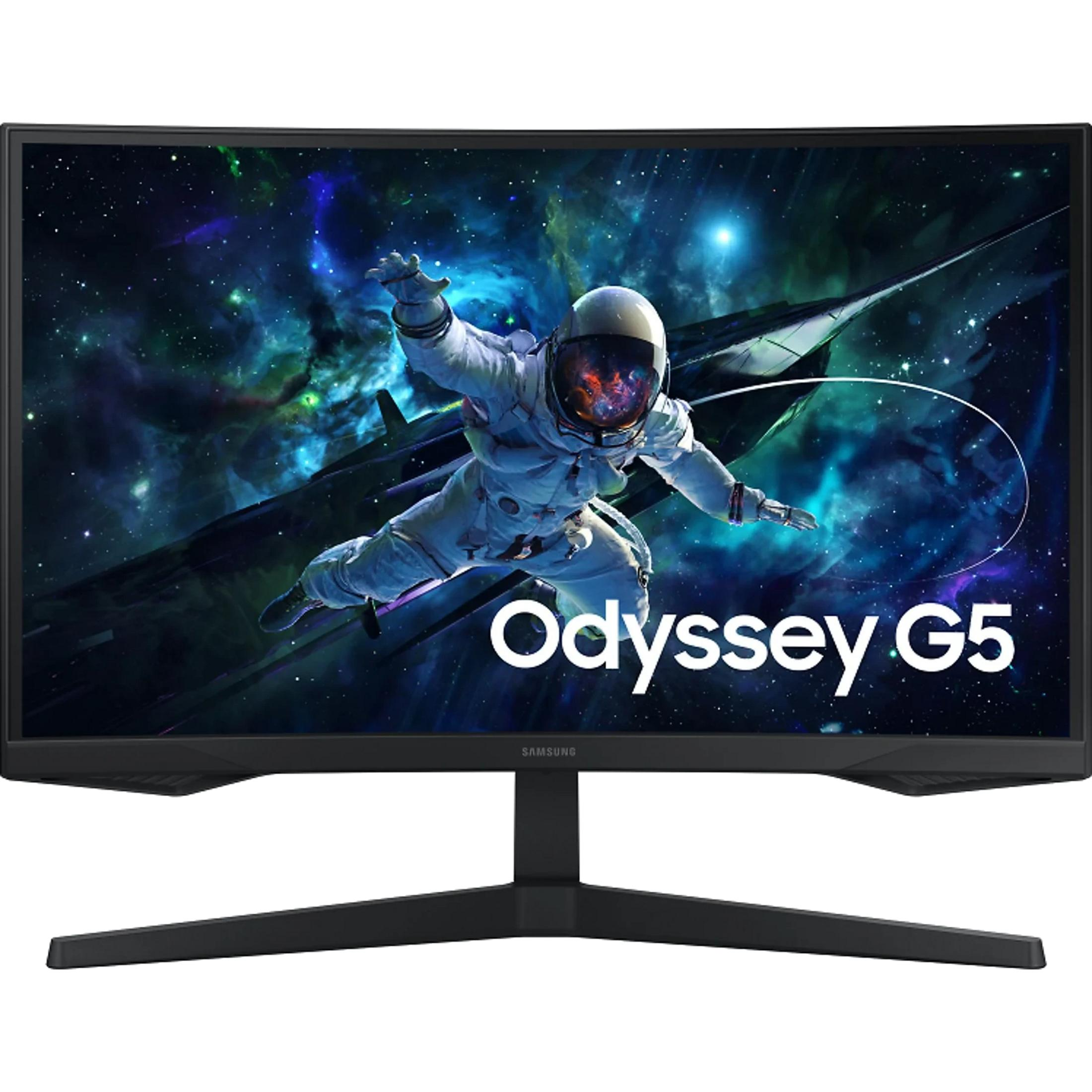 SAMSUNG Odyssey G5 G55C LS27CG552EUXUF Curved VA 27 inç WQHD 1 ms Gaming Monitör Siyah