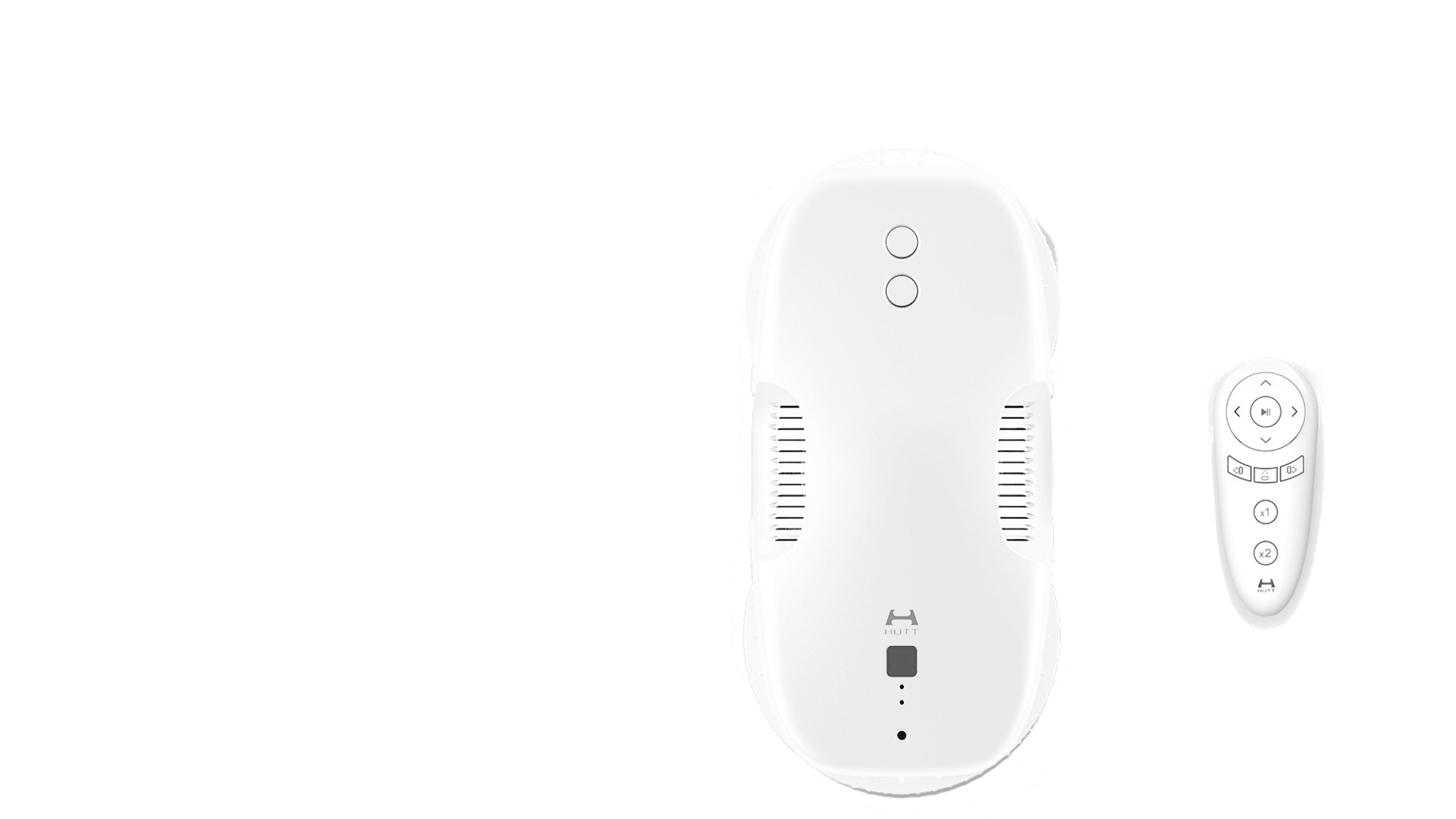 HUTT DDC55 Akıllı 220 W Cam Temizleme Robotu Beyaz