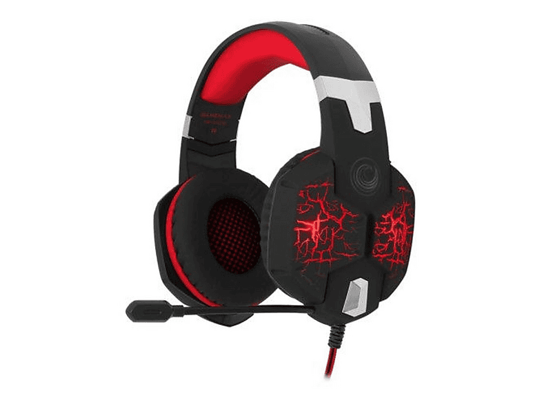 FRISBY Gamemax FHP-G1425R Titreşimli Kablolu Gaming Kulak Üstü Kulaklık Siyah