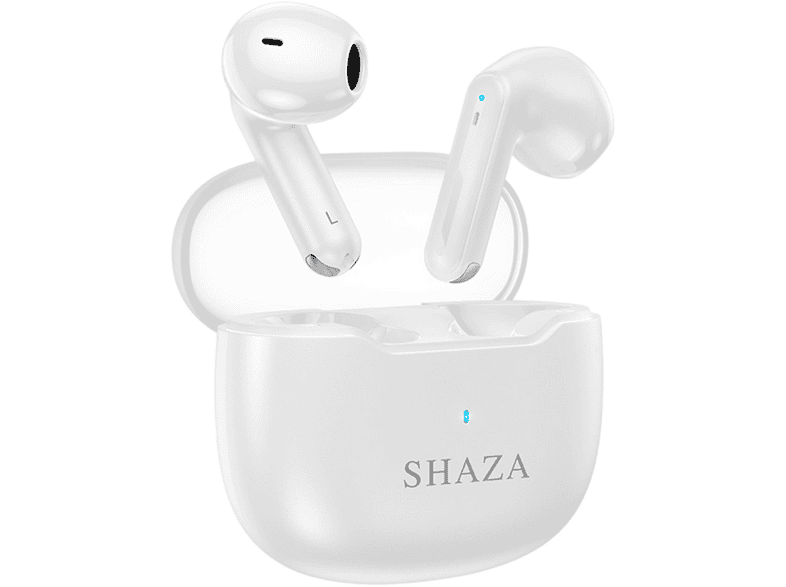 SHAZA Air7 Gürültü Azaltma ENC 4 Mikrofonlu 5.3 TWS Kablosuz Bluetooth Kulak İçi Kulaklık Beyaz