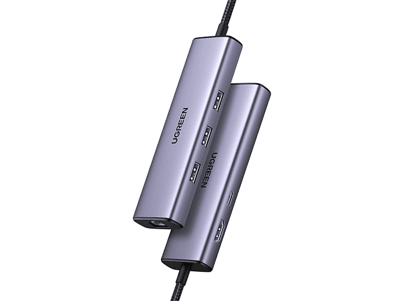 UGREEN Revodok 107 Hub USB C 7 En 1 - HDMI 4K Ethernet PD 100W SD TF Pour MacBook IPhone