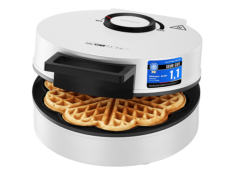 CLATRONIC WA 3832 Waffeleisen Weiß
