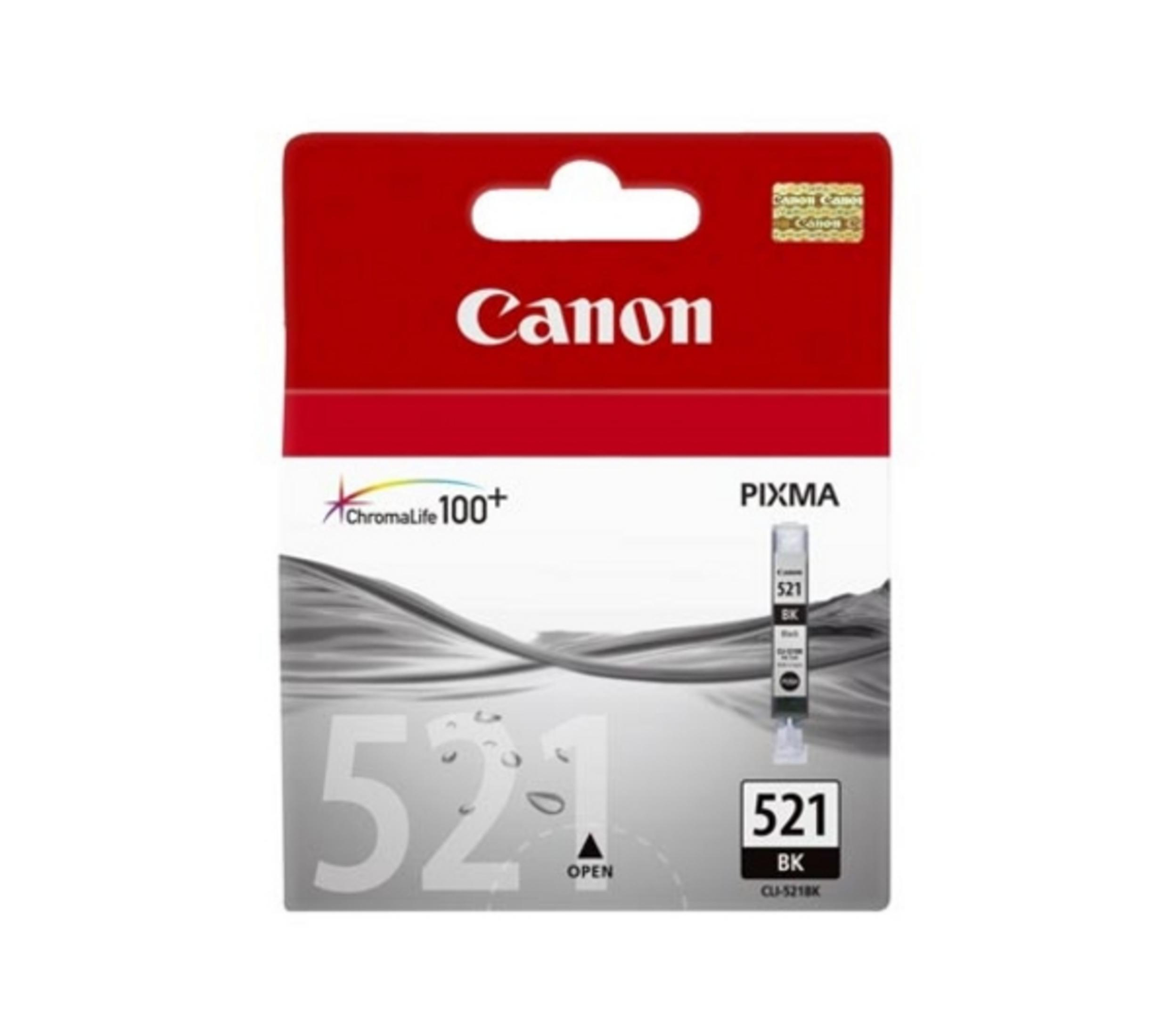 Canon Pixma inkt 521 BK met ChromaLife 100+.
