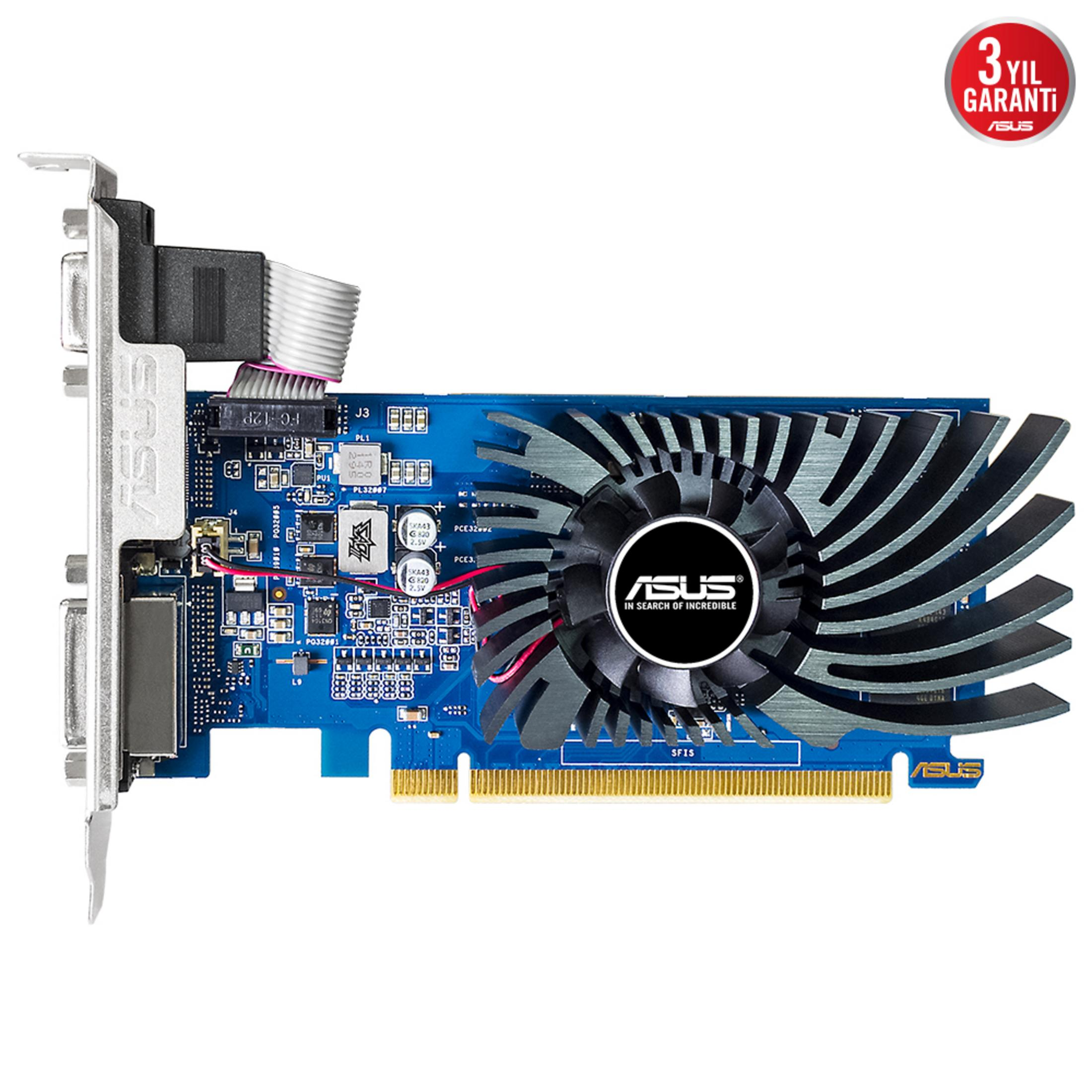 Scheda grafica ASUS blu con ventola e dissipatore argentato.