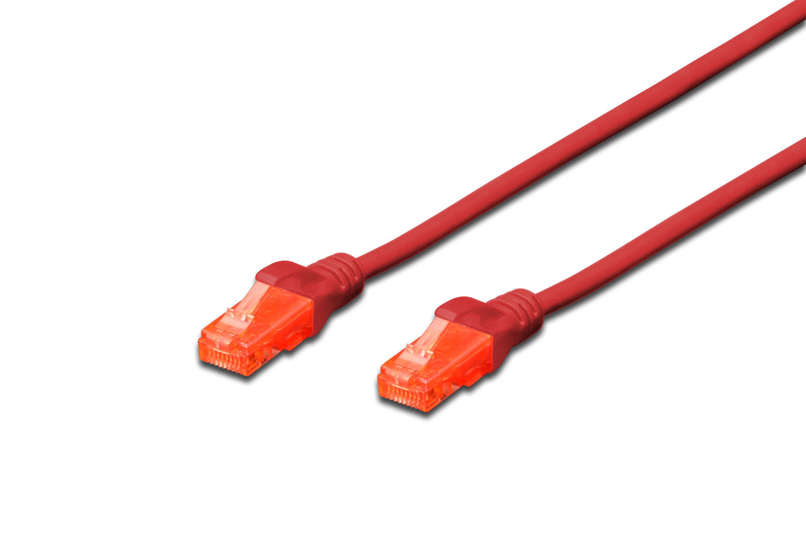 DIGITUS DK-1617-0025/R 0,25 Mt CAT6 AWG26/7 LSZH Utp Patch Kablo