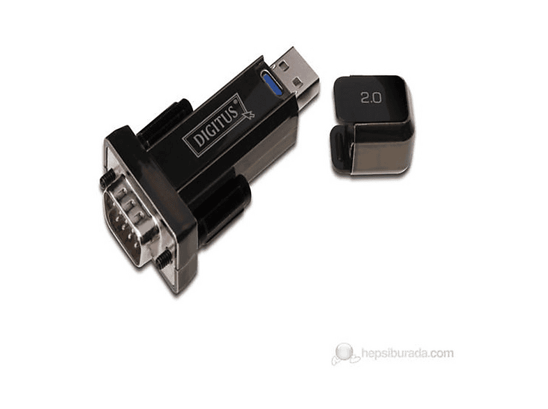 DIGITUS DA-70156 USB 2.0 to RS232 Dönüştürücü Adaptör Siyah