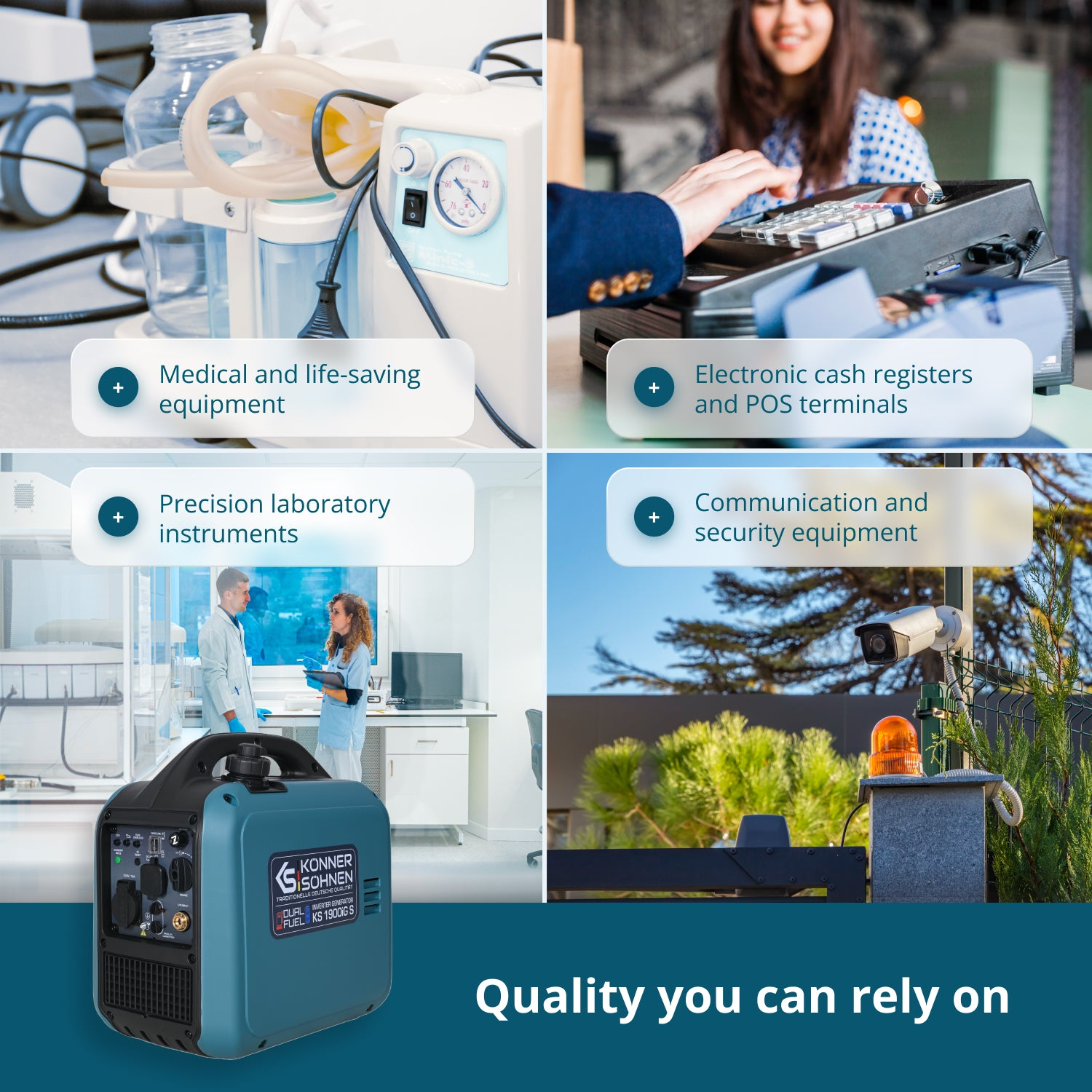 Sprzęt medyczny, kasy fiskalne, instrumenty laboratoryjne i sprzęt bezpieczeństwa.