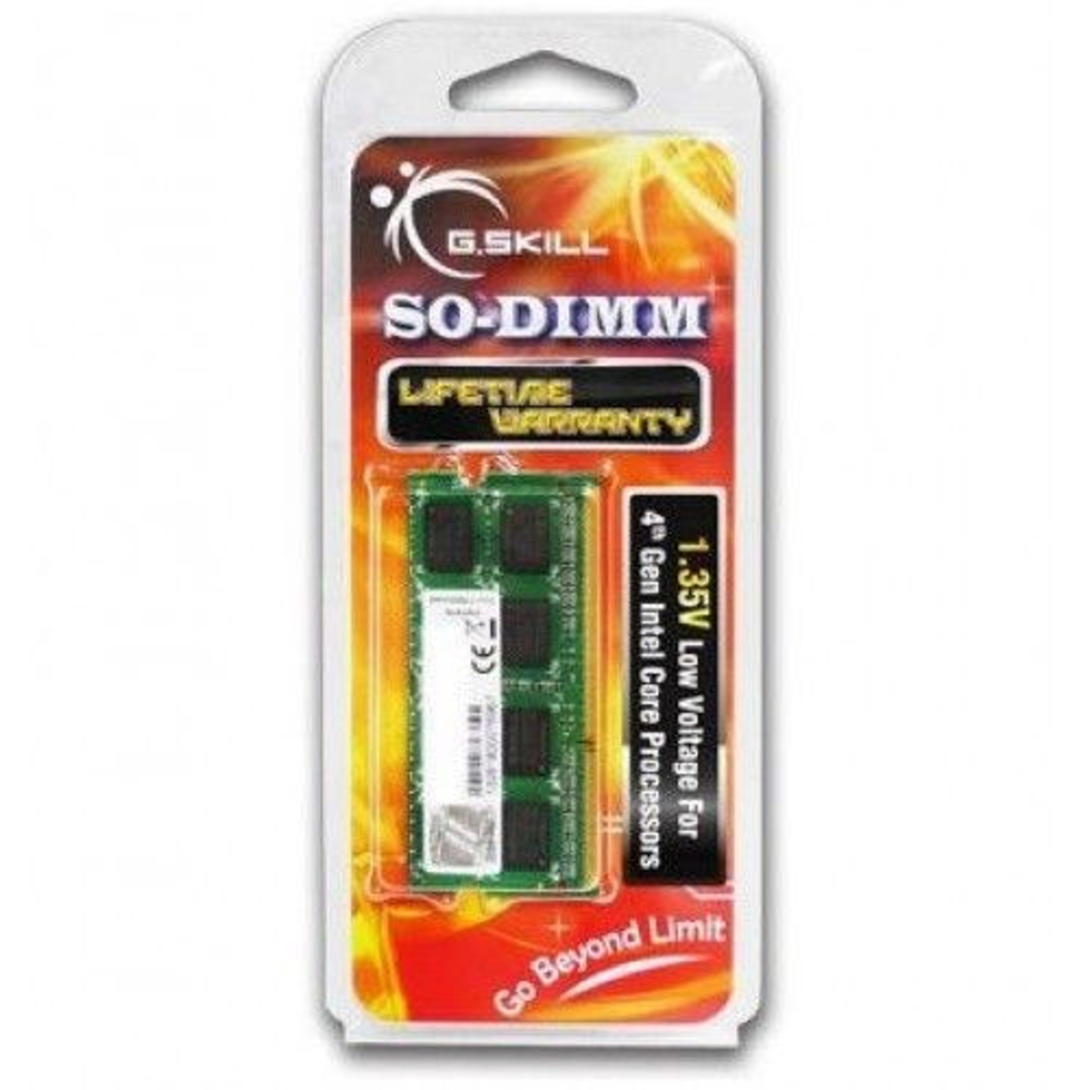 Modulo RAM G.Skill SO-DIMM in confezione, 1,35V per processori Intel.