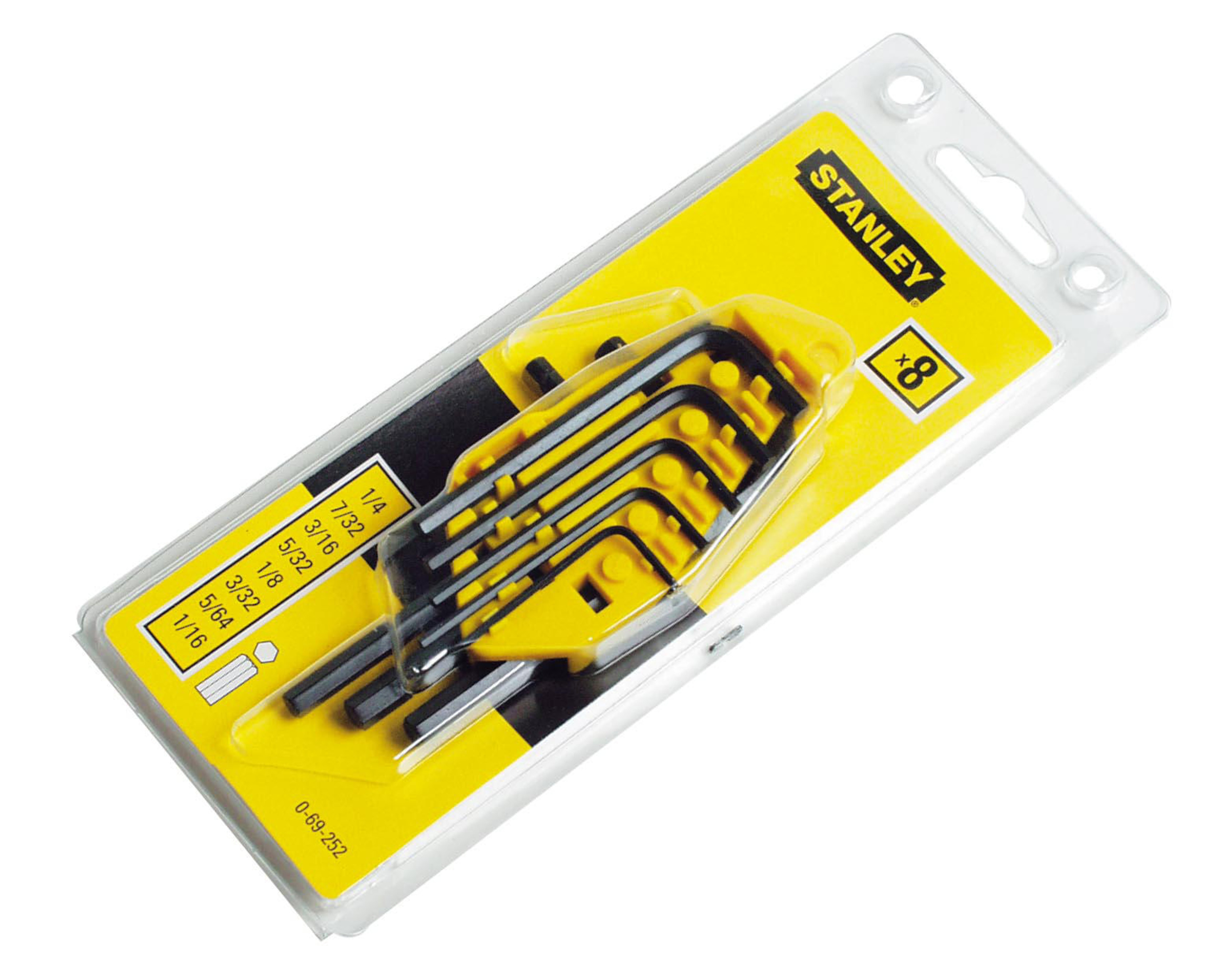 STANLEY ST069252 8 Parça Alyan Anahtar Takımı