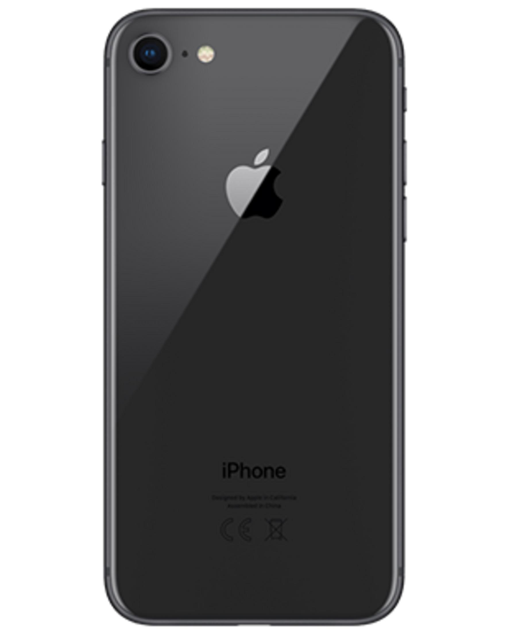 Tył ciemnego iPhone'a z logo Apple i aparatem.